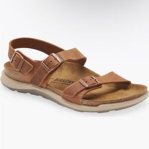 Vintage Birkenstock Leather Brown Sandals